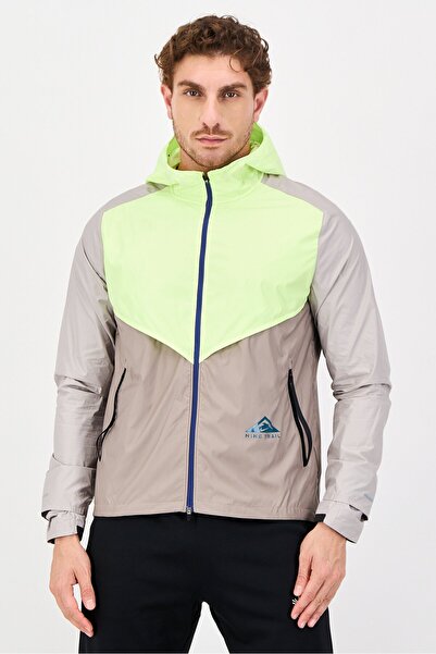 Nike Men Standard Fit Long Sleeve Windbreaker Jacket, Multicolor