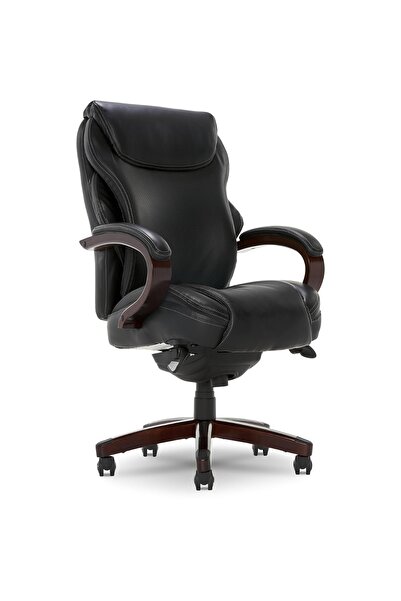 La-Z-Boy كرسي مكتب هايلاند التنفيذي | مقاعد فاخرة | دعم للفقرات القطنية | وسا...