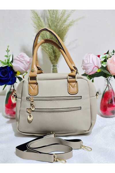 CanTaks Women's Double Zipper Hand and Shoulder Bag