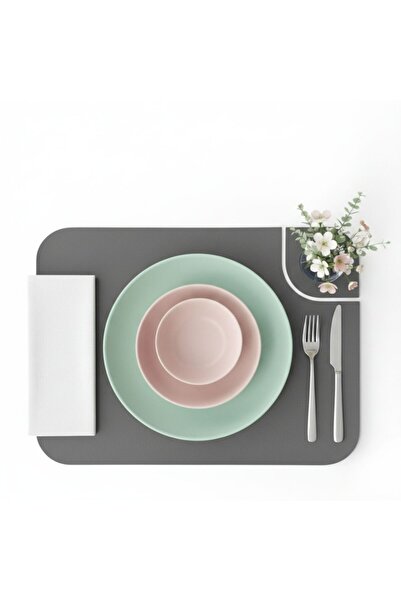 Grand Fine Art 2-Person 4-Piece Leather American Service-Itself Coaster Set S...