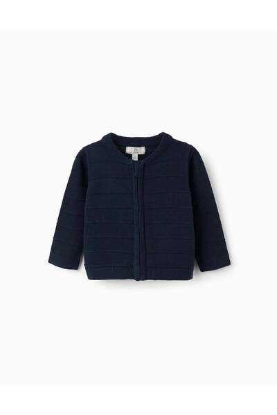 Ziddy كارديجان محبوك، أزرق داكن، مقاس 12/18 شهرًا