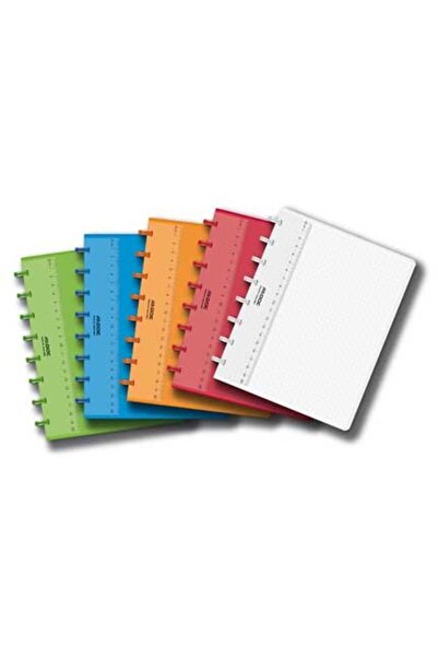 Aurora Caiet A5, 72 file - 90g/mp, coperta PP transparent color, Adoc - matem...