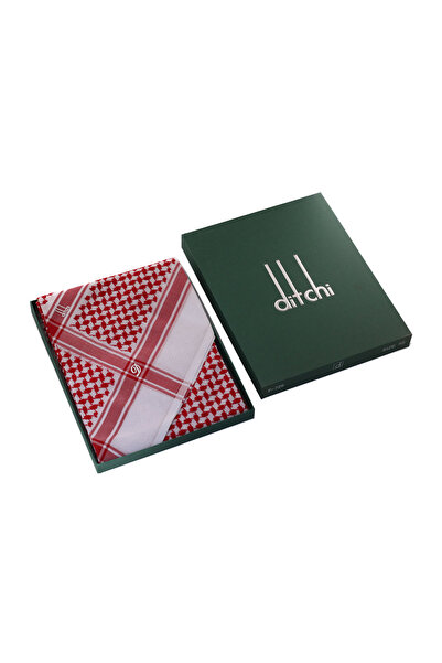 retal شماغ ditchi أحمر غامق أصدار خاص