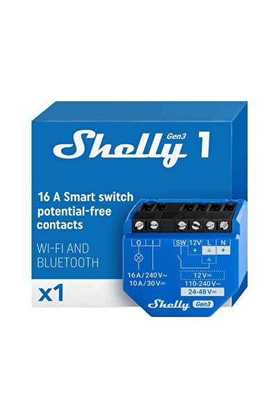 Shelly 1 Gen3 Akıllı Röle