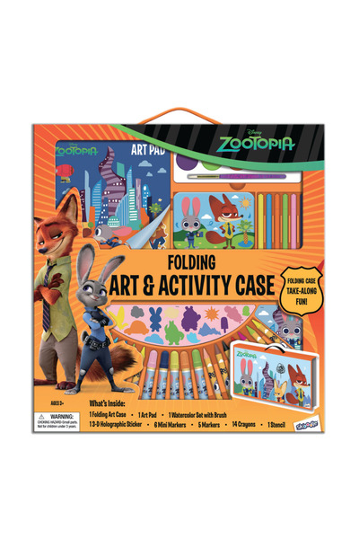 Disney - Zootopia Folding Art & Activity Case - 30pcs
