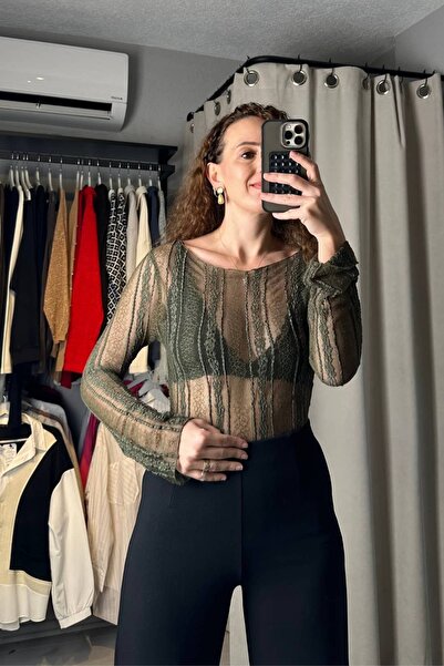 lady special okrugla kragna Proziran Bluza