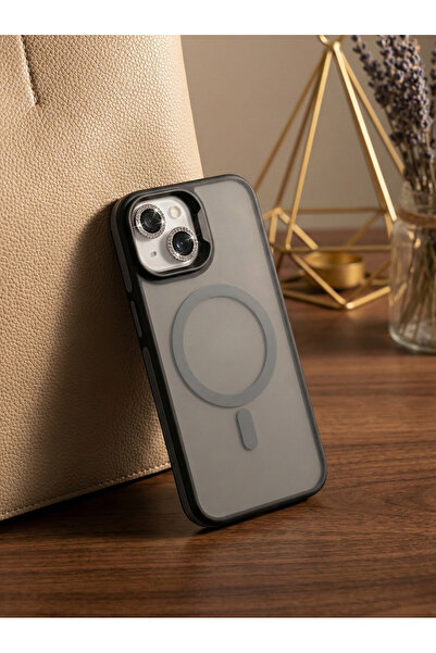 OME حافظة آيفون 13 / 14 متوافقة مع تقنية MAGSAFE مع حماية إضافية للحواف باللو...