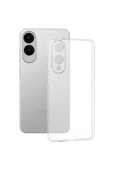 Techsuit Husa pentru Samsung Galaxy S25 Edge - Clear Silicone - Transparent