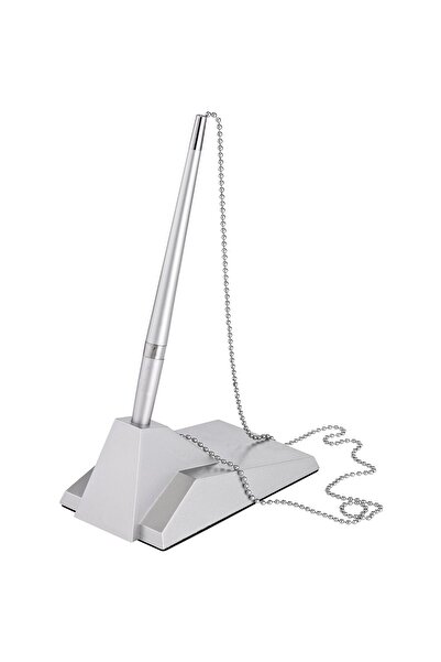 ALCO Pix cu suport autoadeziv, cu lantisor metalic, - argintiu