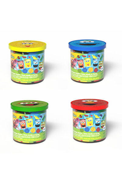 Sesame Street - دلو لتشكيل العجين - قد يختلف اللون - تشكيلة متنوعة - 227 غرام
