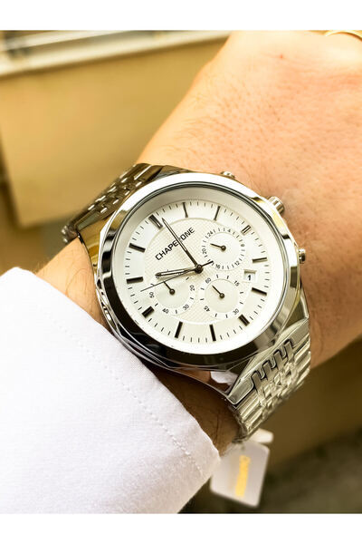 Chaperone C2262 Waterproof Steel Men's Wrist Watch 2 Years Warranty Valentine...