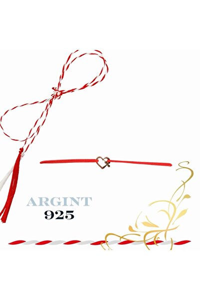 OEM Martisor bratara din argint 925 – inimioara cu cruciulita