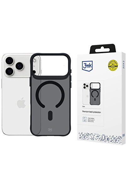 3MK Husa pentru iPhone 17 Pro - Smoke MagCase - Black