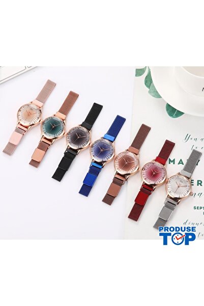 QUARTZ Elegant Blue Women's Watch with Adjustable Magnetic Bracelet CDQZ050