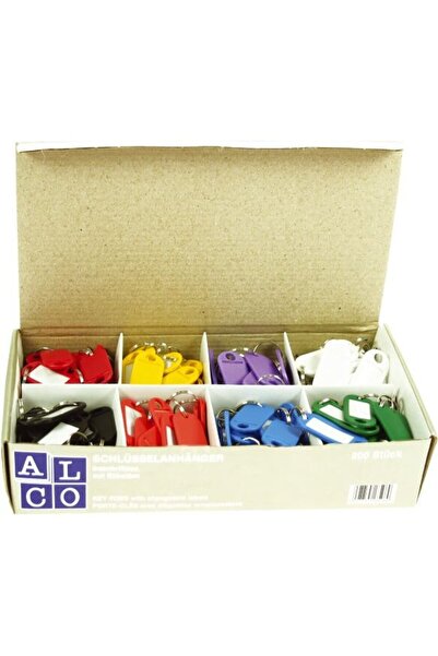ALCO Etichete pentru chei, 200/cutie, - culori asortate