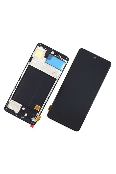 OEM Display ecran cu Touchscreen si Rama pentru Samsung A51, A515, Incell, Negru