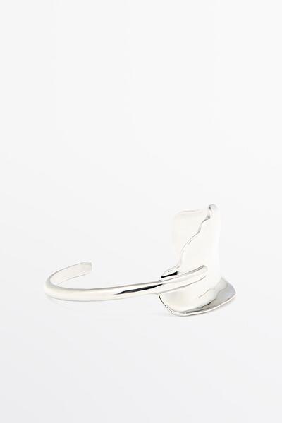 Massimo Dutti Geniş dokulu bilezik