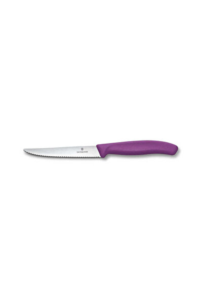 Victorinox 6.7235.C1 Swiss Classic 11cm Biftek&Pizza Bıçağı, Mor