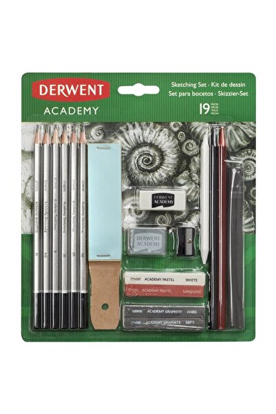 Derwent Set complet pentru schite Academy, creioane grafit, blister, 19 buc/ set