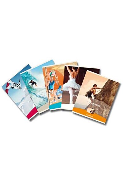 Aurora A5 notebook, 48 sheets - 80g/m2, left ruled, sports image cover, Splen...