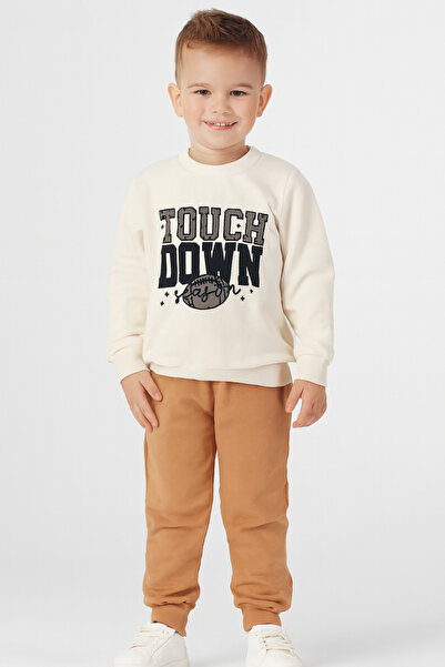 mb kids Touch down Printed Boy's 2-Strap m Transitional Tracksuit Set