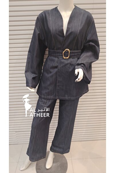 ALATHEER FASHION Turkish denim pants set