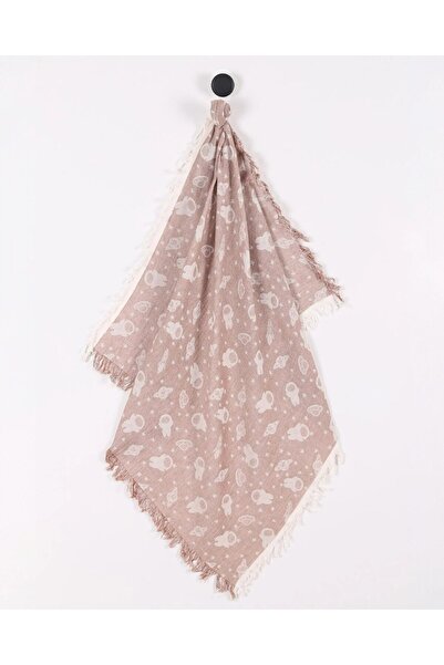 Ege Bebek بطانية أسترو نوت مطبوع مفردة الطبقات مقاس 110×90 سم من الموسلين الف...