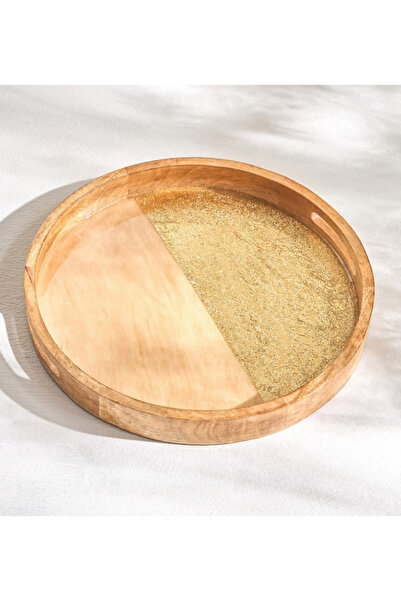 DAHAB صينية تقديم مصنوعة من خشب المانجو