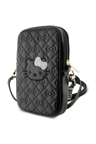 Hello Kitty Quilted Bows Strap bag - black