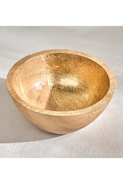 Generic Dahab Mango Wood Serving Bowl - 15 cm