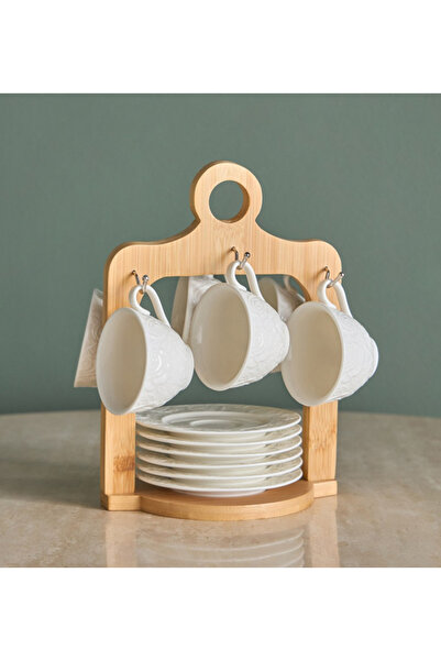 ARRAS 12-Piece Porcelain Espresso Set - 90 ml, Serves 6