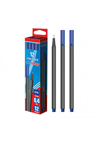 Offishop Blue fineliner, 0.4mm -