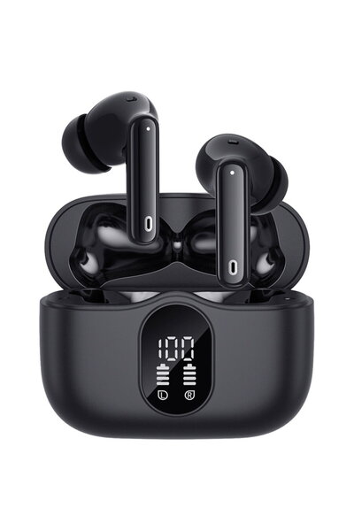 Techsuit CW3, Autonomie 6.5 ore, Bluetooth 5.4, Negru