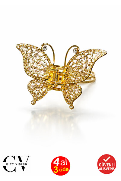 cityvision Sa kamenčićima Model leptira 7 cm metalna kopča za kosu - stilski ...