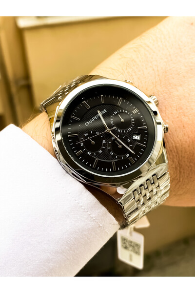 Chaperone c002263 orjinal su geçirmez çelik kordon Erkek kol saati sevgililer...