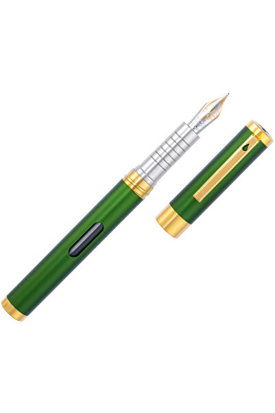 Diplomat Stilou Nexus, cu penita M, aurita 14kt. - green gold