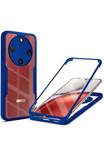 Techsuit Husa pentru Honor Magic8 Lite + Folie - ColorVerse 360 Series - Blue