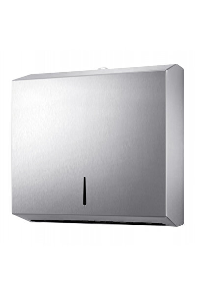 ESENIA Satin stainless steel folded paper towel dispenser