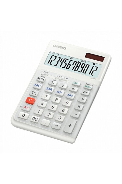 Casio Desk calculator JE-12E-WE White, Calculator