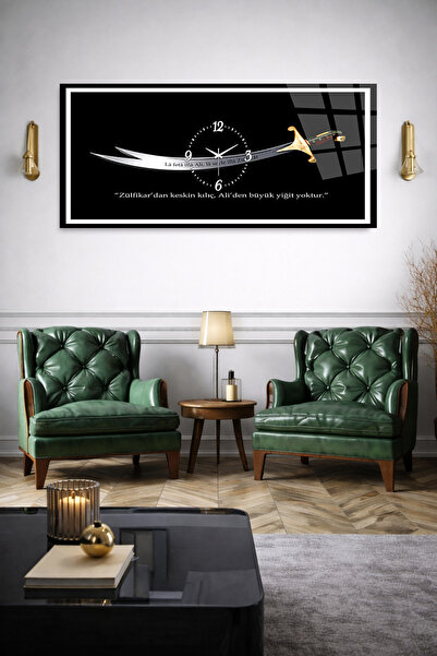 Olinpa KIRILMAZ CAM DUVAR SAATİ , HEM TABLO HEM SAAT ZÜLFİKAR KILIÇ TASARIM E...