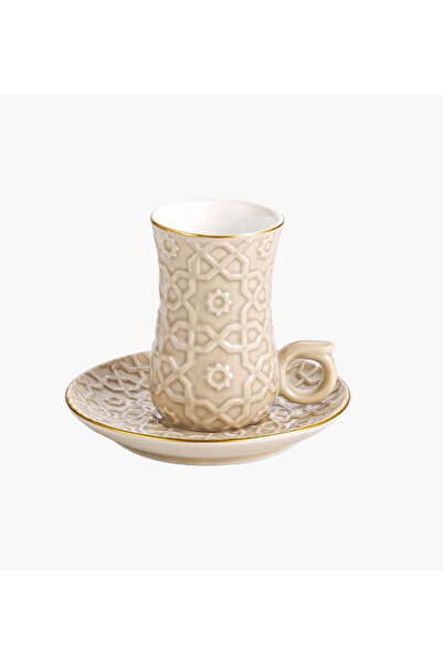 marhaba 12-Piece Porcelain Istikan Set - 110 ml, Serves 6