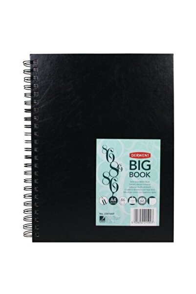 Derwent Professional sketchbook, A4, spiral bound, 86 sheets, 110 g, white pa...