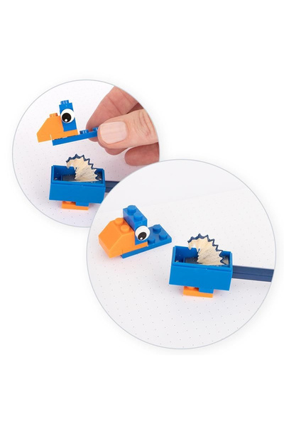 Trendhaus Ascutitoare din mini cuburi constructii, Animale jungla