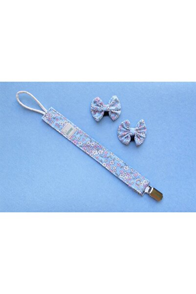 Le Petite Histoire Saçsız Bebek Tokası ve Yıkanabilir Emzik Askısı Seti