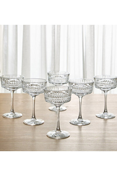 ALMAS 6-Piece Coupe Glass Set - 245 ml