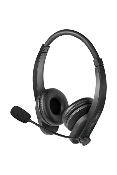 LogiLink Casti over-ear BT0060, wireless, 18h, Negru
