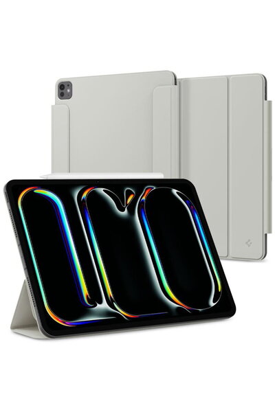 Spigen Air Skin Folio OneTap, gray - iPad Pro 13" 2024