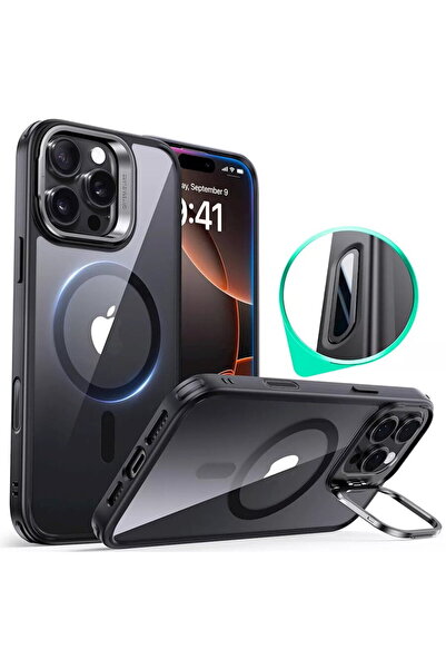 ESR Husă pentru iPhone 16 Pro - Classic Hybrid HaloLock Kickstand - Transpare...