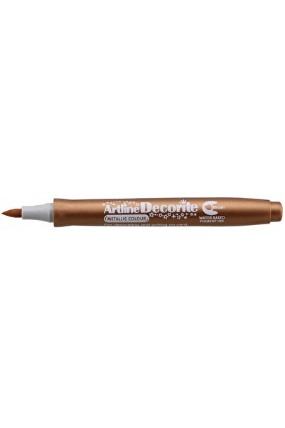 artline Decorite marker, flexible tip (brush tip) - bronze