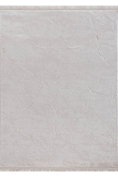 Flora TOZUMaz Bej Milyon Point Akrilik Halı, 11 mm Hav Modern Desenli, Uzun Ö...